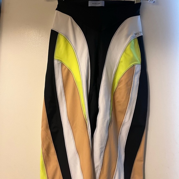 Mugler spiral biker shorts FR 34